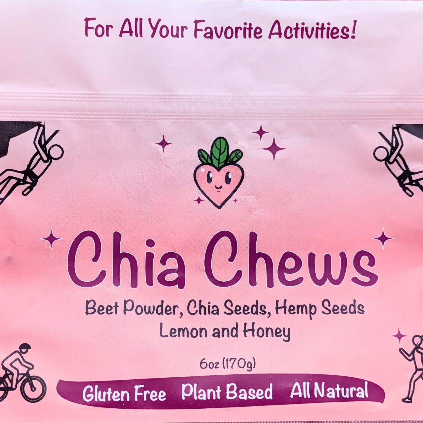 Healthy HeartBeets: Chia Chews Snack