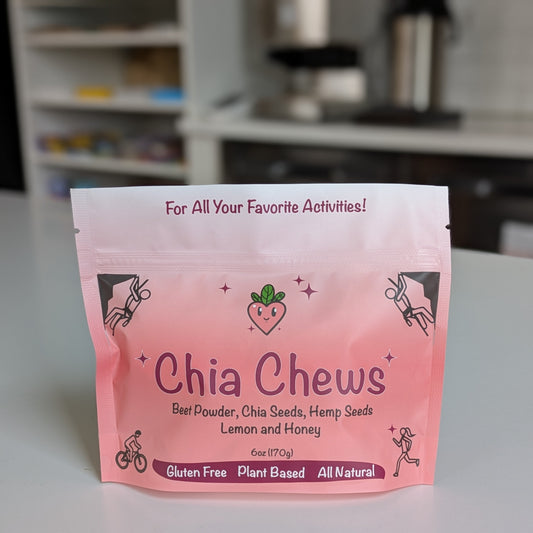 Chia Chews Healthy Beet Snack Sharable Size 6 oz. 