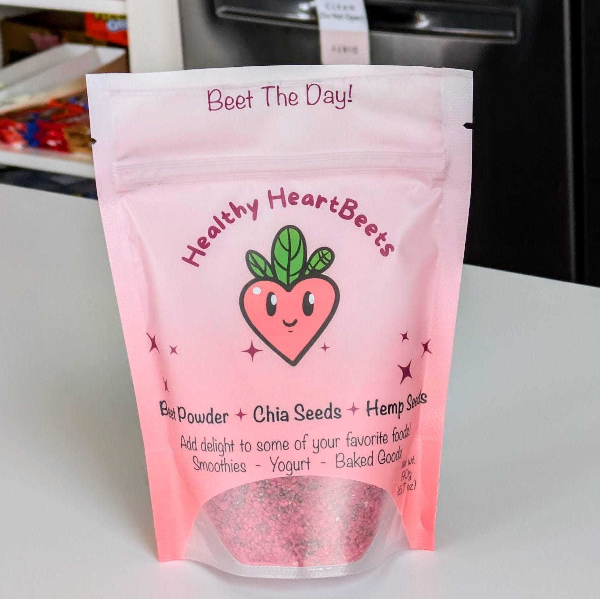 Healthy HeartBeets 10 serving frontside bag 
