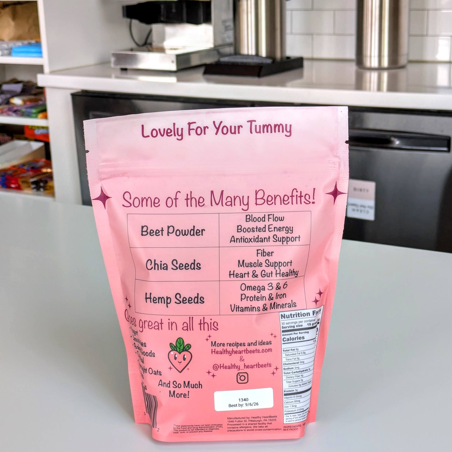 Healthy HeartBeets Powder & Seeds